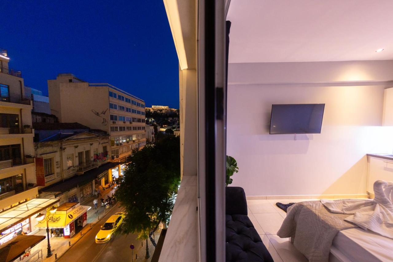 Apartamento Acroview Right In The Center Atenas Exterior foto