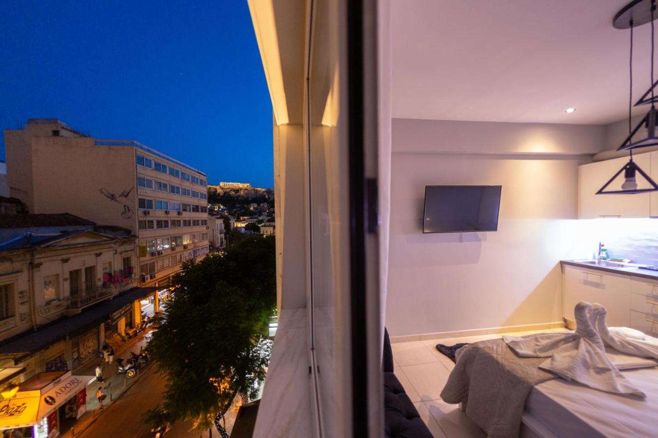 Apartamento Acroview Right In The Center Atenas Exterior foto
